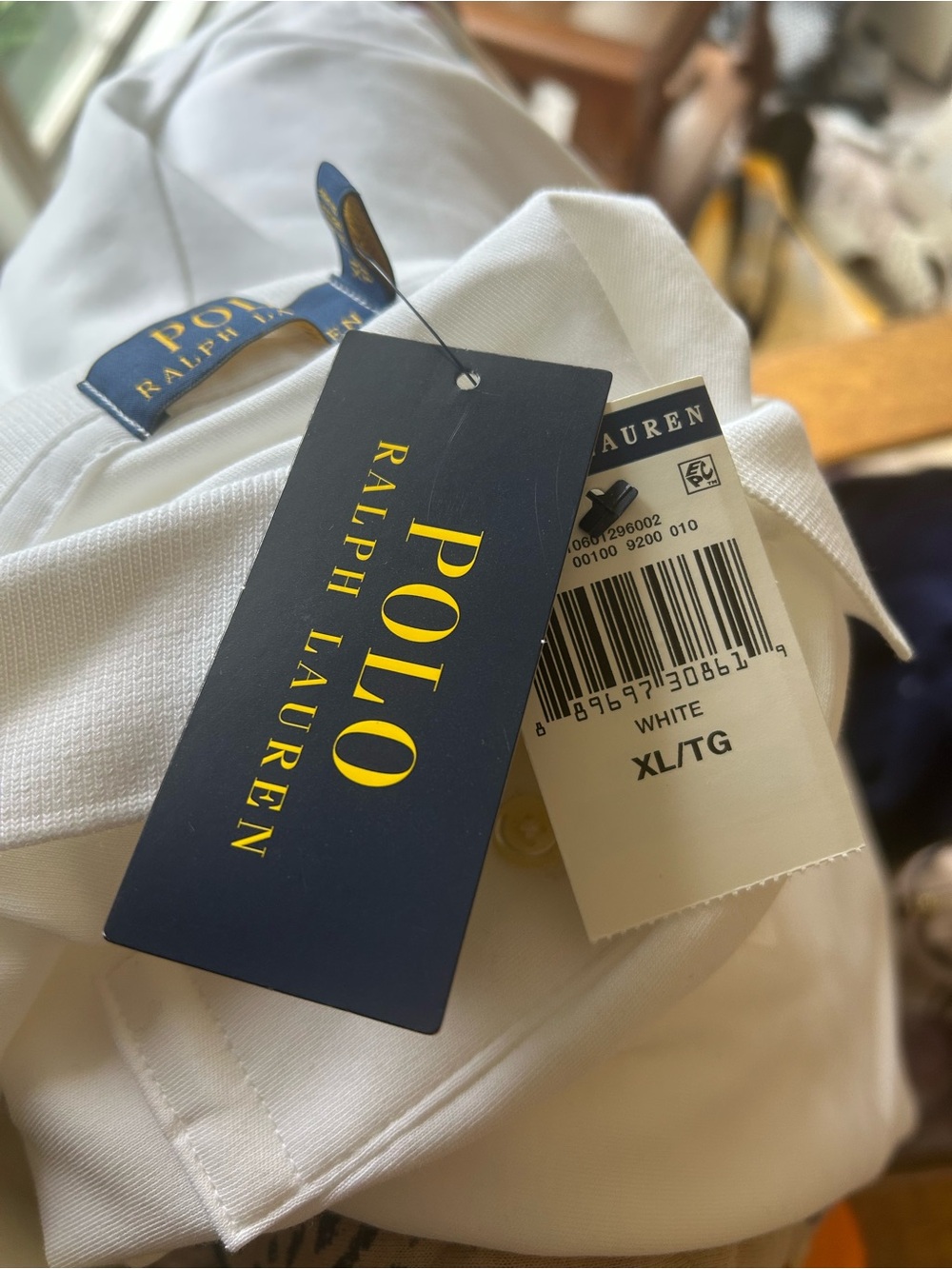 Polo Ralph Lauren Soft Touch Polo Shirt White XL Preppy Coastal Classic - Picture 13 of 13